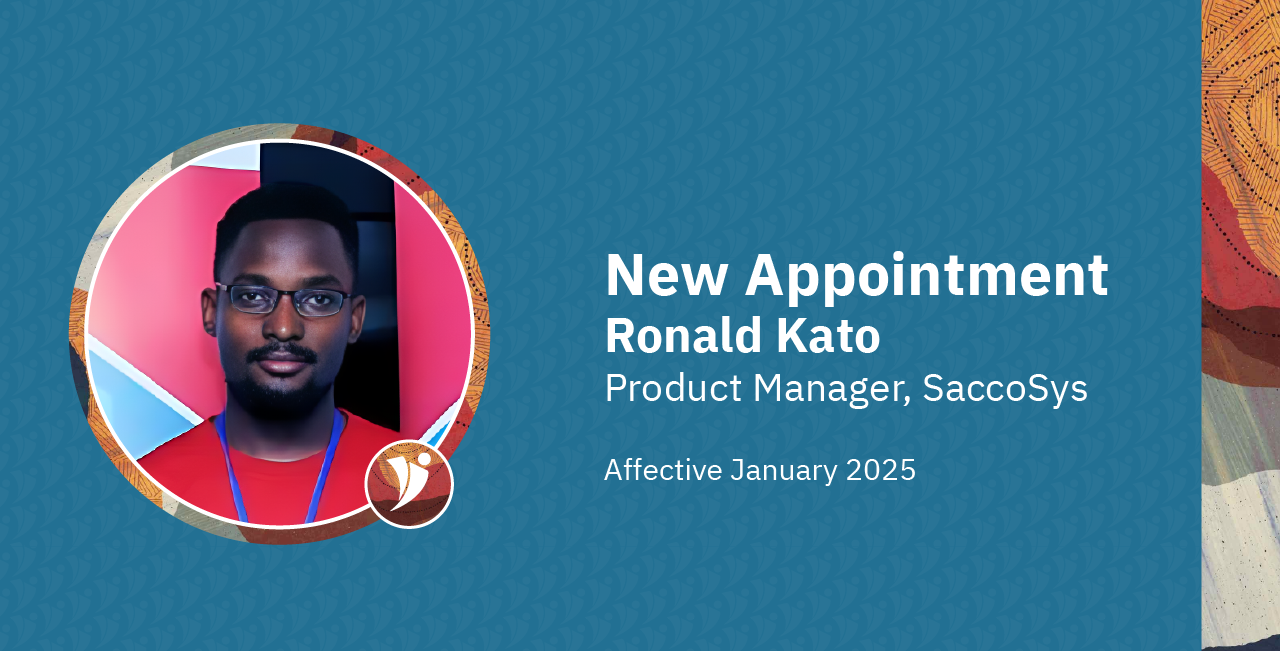 Appointment of Ronald Kato as Product Manager